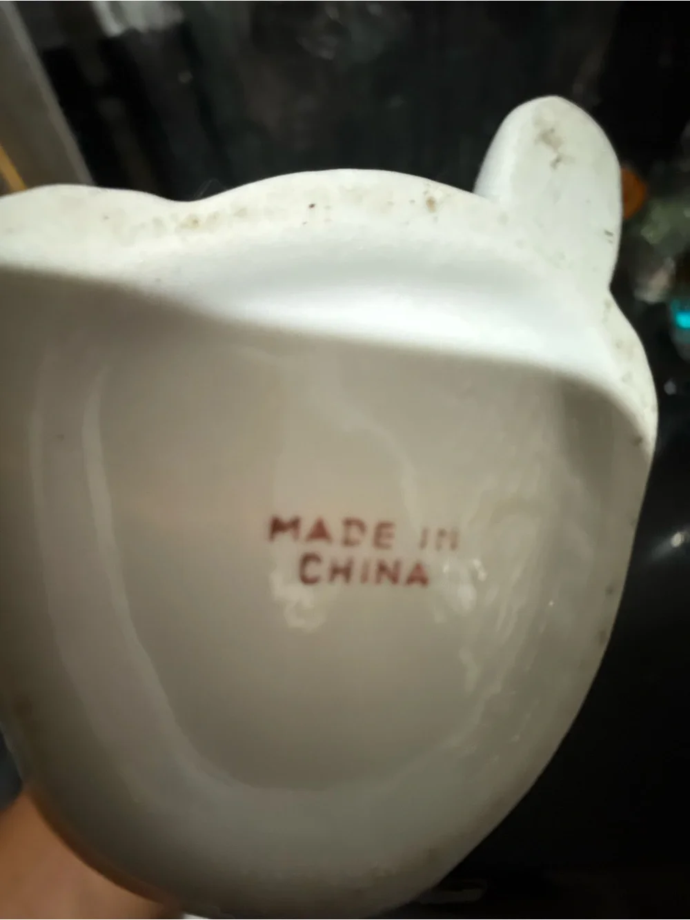 Ceramic White Cat Creamer - Decorative Pets Cat Creamer